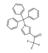 1-trityl-3-trifluoroacetylpyrrole结构式