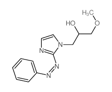 1H-Imidazole-1-ethanol,a-(methoxymethyl)-2-(2-phenyldiazenyl)-结构式