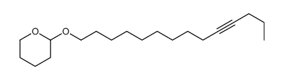 2-tetradec-10-ynoxyoxane结构式