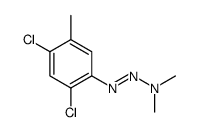 (1E)-1-(2,4-Dichloro-5-methylphenyl)-3,3-dimethyl-1-triazene结构式