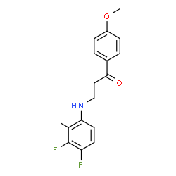 1-(4-methoxyphenyl)-3-(2,3,4-trifluoroanilino)-1-propanone picture