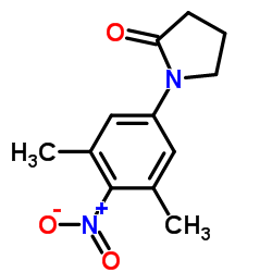 1-(3,5-Dimethyl-4-nitrophenyl)-2-pyrrolidinone结构式