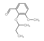 2-butan-2-yloxy-3-methoxybenzaldehyde结构式