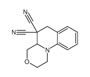 2,4,4a,6-tetrahydro-1H-[1,4]oxazino[4,3-a]quinoline-5,5-dicarbonitrile结构式