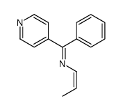 1-phenyl-N-prop-1-enyl-1-pyridin-4-ylmethanimine结构式