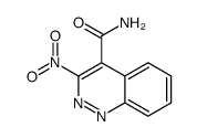 3-nitrocinnoline-4-carboxamide结构式