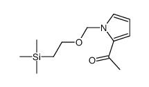 1-[1-(2-trimethylsilylethoxymethyl)pyrrol-2-yl]ethanone结构式