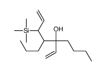 5-ethenyl-4-propyl-3-trimethylsilylnon-1-en-5-ol结构式