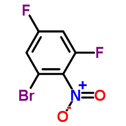 1-Bromo-3,5-difluoro-2-nitrobenzene Structure