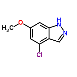 4-Chloro-6-methoxy-1H-indazole structure