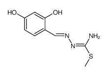 N1-4-hydroxysalicylidene-S-methylthiosemicarbazone Structure