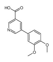 5-(3,4-DIMETHOXYPHENYL)NICOTINIC ACID Structure