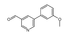 5-(3-METHOXYPHENYL)NICOTINALDEHYDE Structure