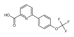 6-[4-(三氟甲氧基)苯基]吡啶-2-甲酸图片