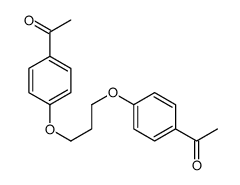 1-[4-[3-(4-acetylphenoxy)propoxy]phenyl]ethanone结构式