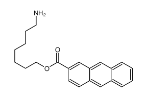 7-aminoheptyl anthracene-2-carboxylate结构式