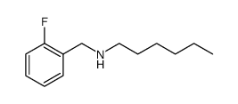 2-Fluoro-N-n-hexylbenzylamine structure