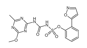 2-(5-isoxazolyl)phenyl N-[(4-methoxy-6-methyl-1,3,5-triazin-2yl)aminocarbonyl]sulfamate Structure