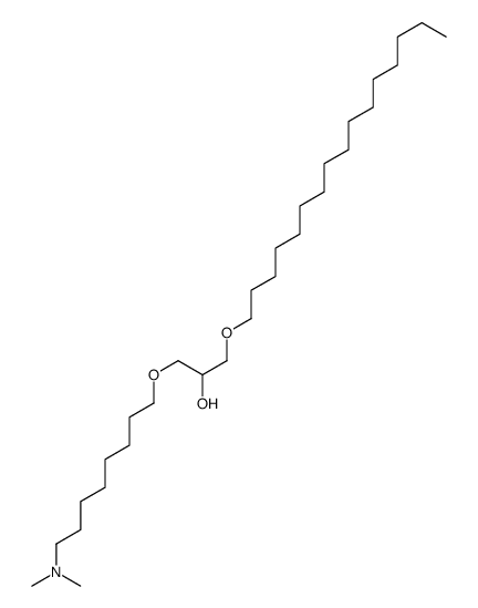 1-[8-(dimethylamino)octoxy]-3-hexadecoxypropan-2-ol结构式