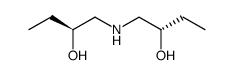 (S:S)-1,1'-iminobis-2-butanol Structure