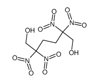 2,2,5,5-tetranitro-hexane-1,6-diol Structure