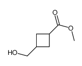 Methyl 3-(hydroxymethyl)cyclobutanecarboxylate structure