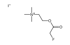 2-(2-fluoroacetyl)oxyethyl-trimethylazanium,iodide结构式