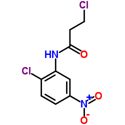 N-(2-CHLORO-5-NITROPHENYL)-3-CHLOROPROPANAMIDE结构式
