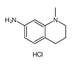 7-Quinolinamine, 1,2,3,4-tetrahydro-1-methyl-, hydrochloride (1:2)结构式