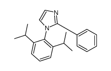 1-[2,6-di(propan-2-yl)phenyl]-2-phenylimidazole Structure