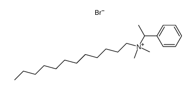 Dodecyl-dimethyl-(1-phenyl-ethyl)-ammonium; bromide Structure