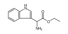 ethyl 2-amino-2-(1H-indol-3-yl)acetate结构式