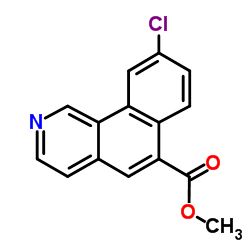 methyl 9-chlorobenzo[h]isoquinoline-6-carboxylate结构式