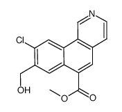 methyl 9-chloro-8-(hydroxymethyl)benzo[h]isoquinoline-6-carboxylate结构式