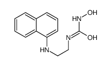 1-hydroxy-3-[2-(naphthalen-1-ylamino)ethyl]urea Structure