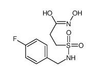 3-[(4-fluorophenyl)methylsulfamoyl]-N-hydroxypropanamide结构式