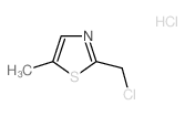 2-(CHLOROMETHYL)-5-METHYLTHIAZOLE structure