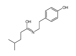 N-[2-(4-hydroxyphenyl)ethyl]-4-methylpentanamide Structure