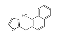 2-(furan-2-ylmethyl)naphthalen-1-ol Structure