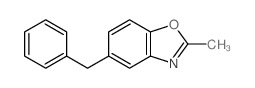 5-Benzyl-2-methylbenzoxazole结构式