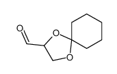 1,4-dioxaspiro[4.5]decane-3-carbaldehyde结构式