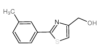 (2-M-TOLYL-THIAZOL-4-YL)-METHANOL结构式