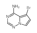 5-bromopyrrolo[2,1-f][1,2,4]triazin-4-amine structure