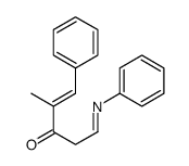 2-METHYL-1-PHENYL-5-(PHENYLIMINO)PENT-1-EN-3-ONE Structure