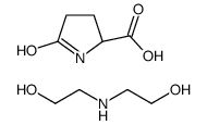 5-oxo-DL-proline, compound with 2,2'-iminodiethanol (1:1) picture