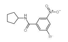 3-Bromo-N-cyclopentyl-5-nitrobenzamide picture