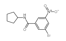 N-环戊基-3-溴-5-硝基苯甲酰胺图片