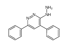 3-hydrazinyl-4,6-diphenylpyridazine结构式