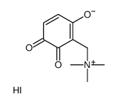 (2-hydroxy-3,6-dioxocyclohexa-1,4-dien-1-yl)methyl-trimethylazanium,iodide Structure