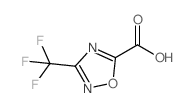 3-(三氟甲基)-1,2,4-噁二唑-5-羧酸结构式